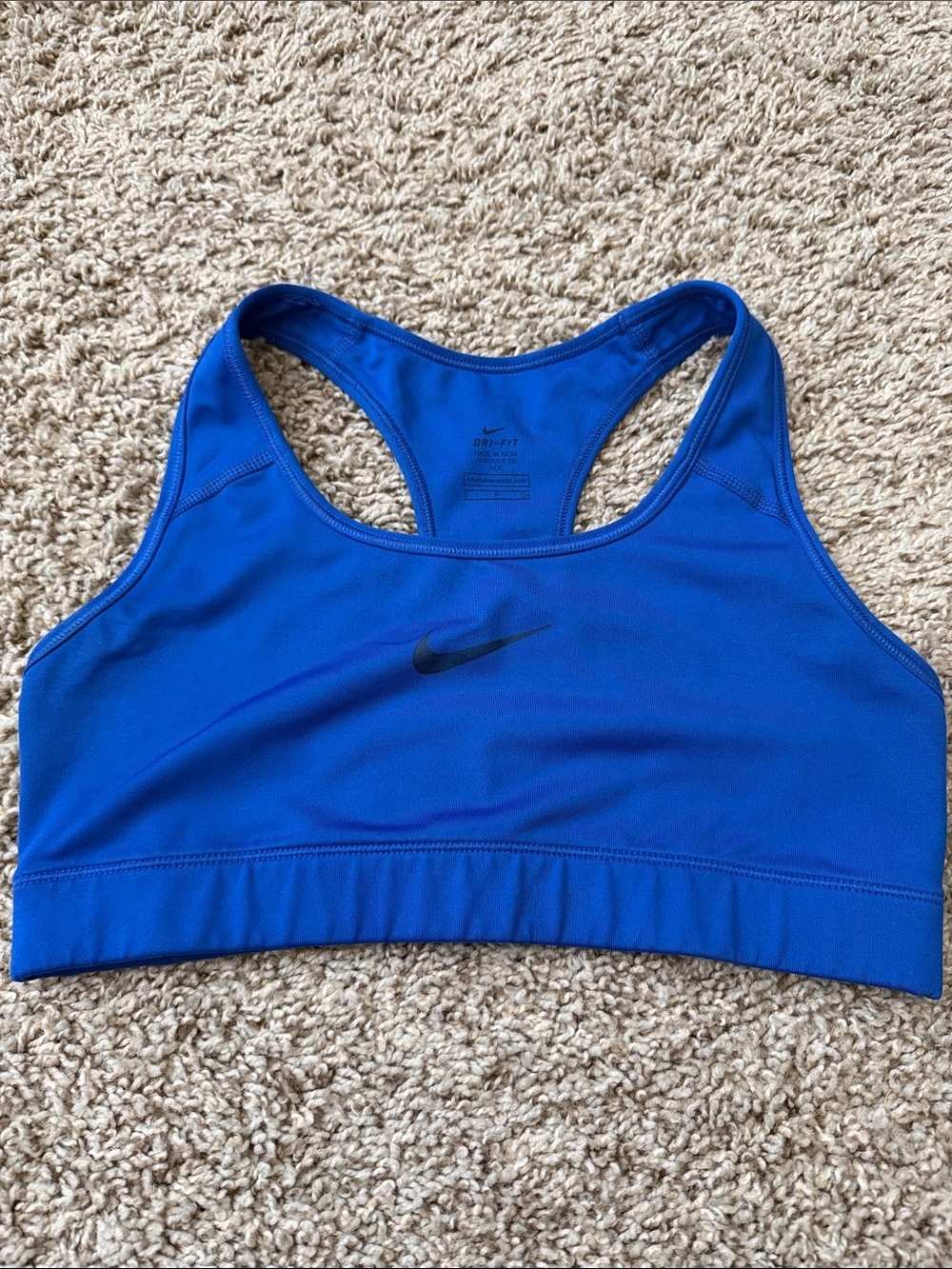 Nike Royal Blue Racerback Dri-FIT Sports Bra